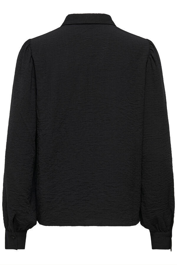 JDY Flowy long sleeve shirt Crna