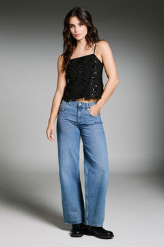 Only Top de lentejuelas