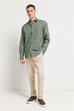 Springfield Camisa de vestir em linho