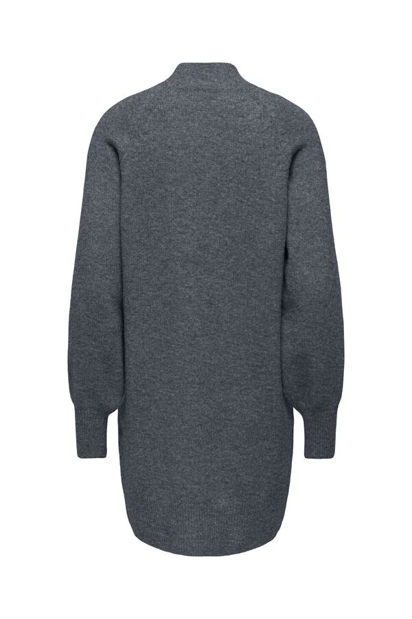 Only Midi-Strickkleid Grau