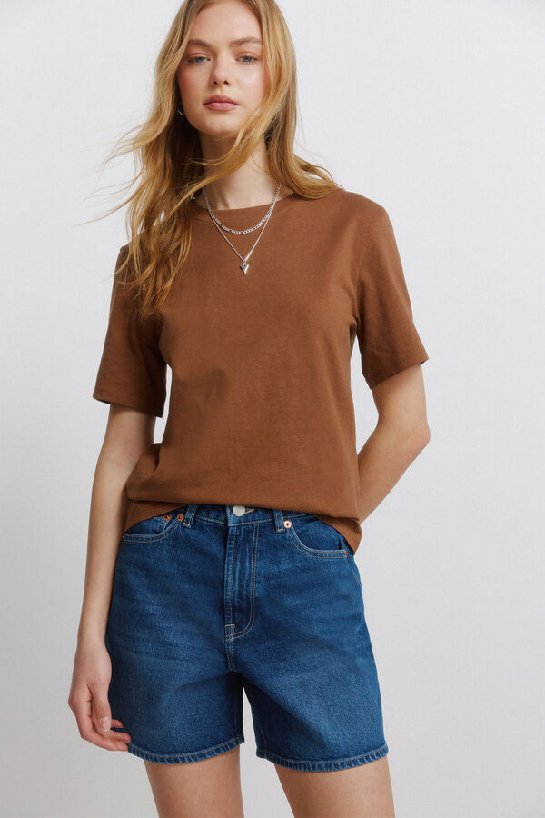 Springfield Bermuda en denim bleu