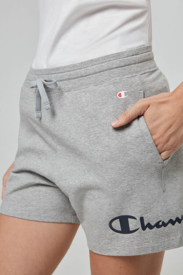Springfield Pantalón corto con cordones gris medio