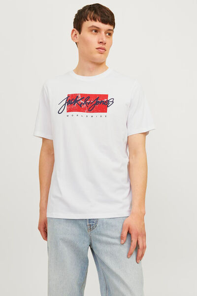 Springfield Camiseta estándar fit blanco