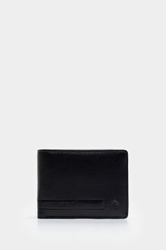 Springfield Textured faux-leather wallet black