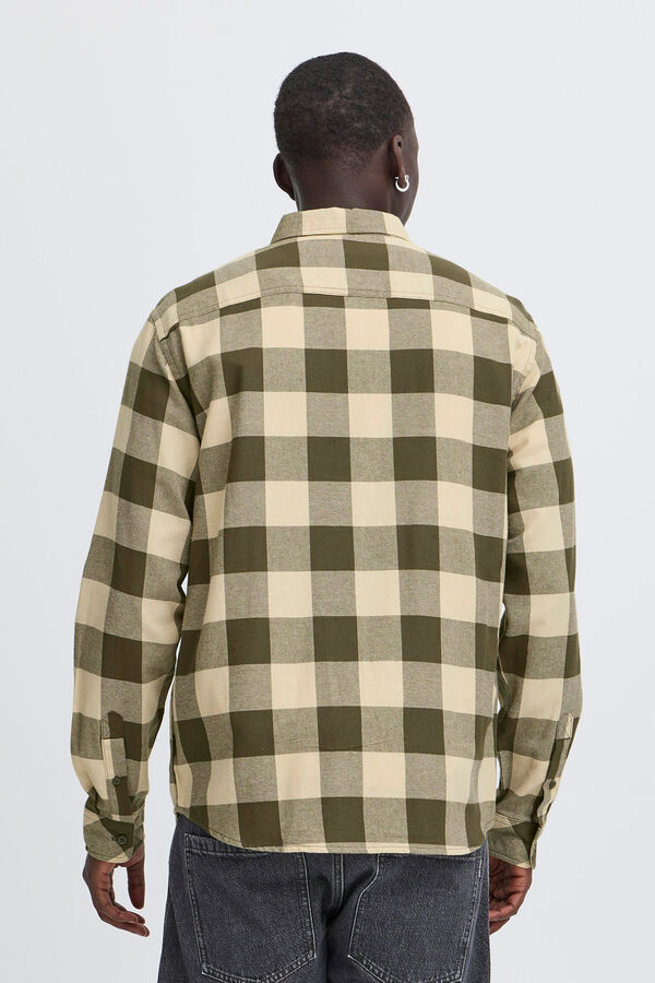 Blend Camisa Manga Larga kaki