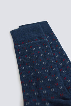 Springfield Long micro-embroidered sock