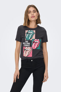 Springfield The Rolling Stones póló fekete