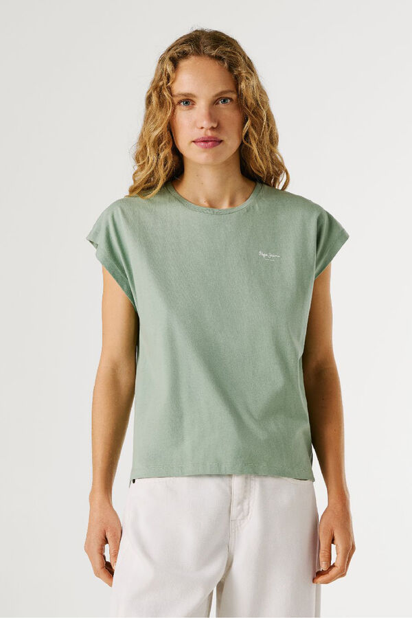 Pepe Jeans Short sleeve T-shirt beige