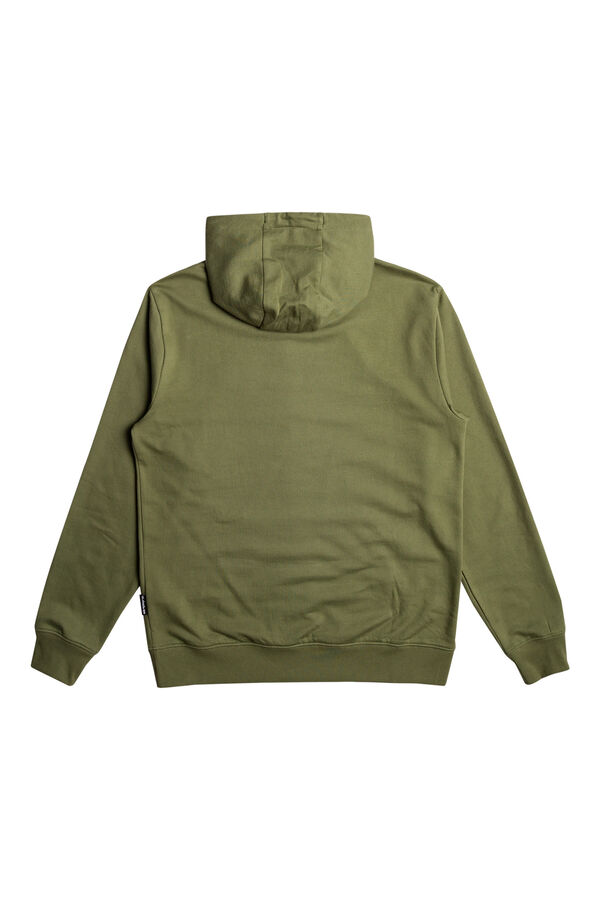 Quiksilver Basic - Sudadera con capucha para hombre beige