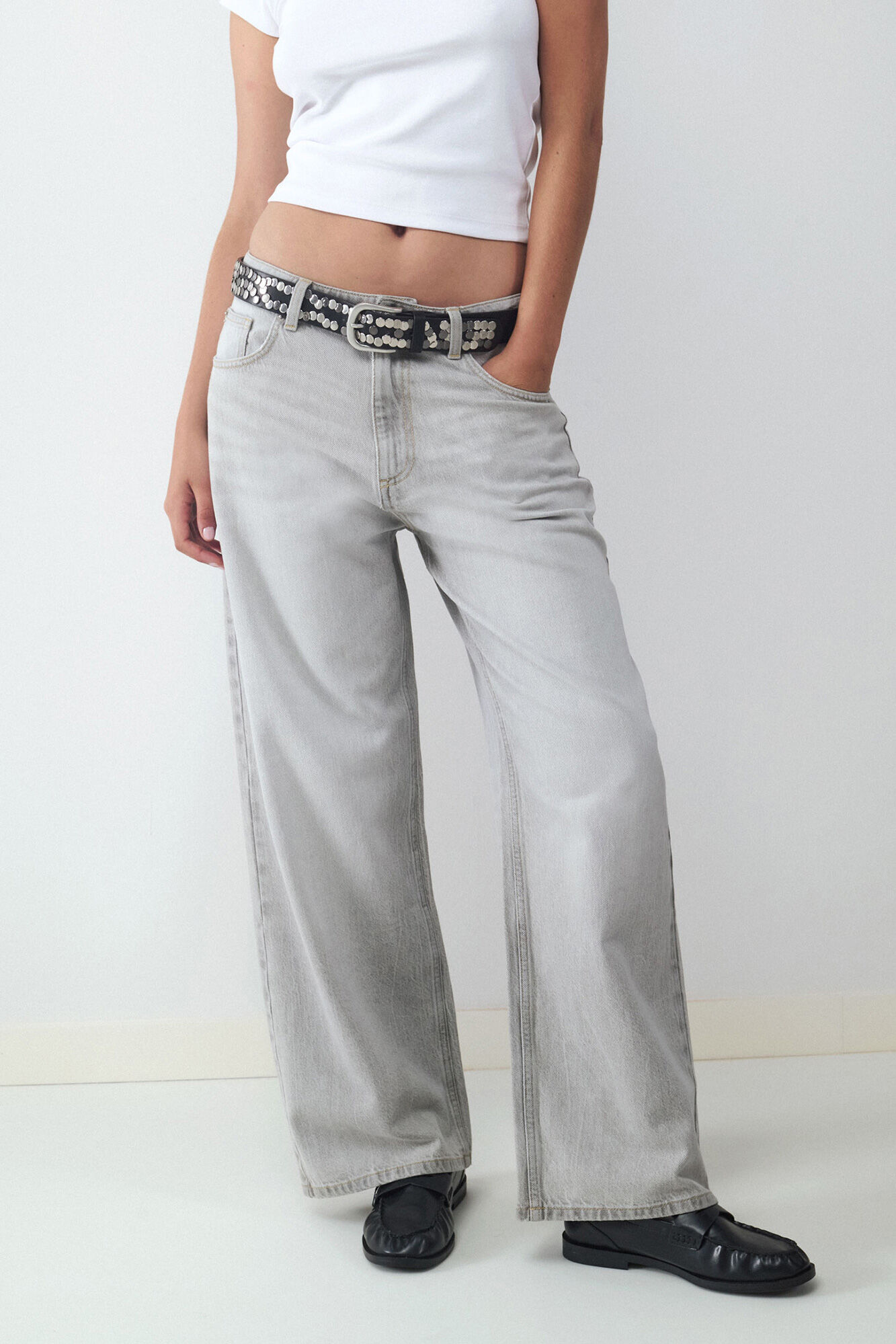 Balmohk Jeans wide leg loose