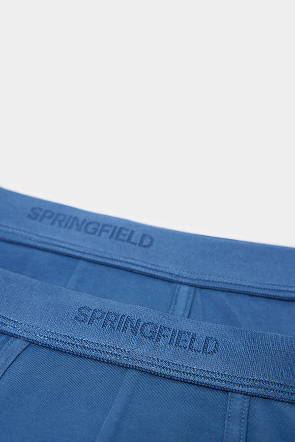 Springfield Lot 2 boxers basiques bleu