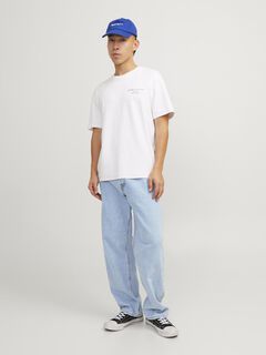 Springfield Jeans baggy fit azul medio