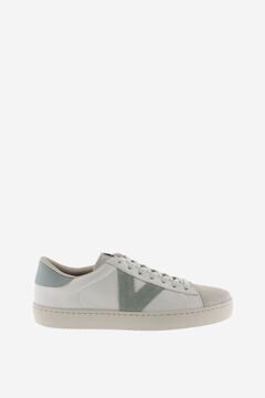 Springfield Leather & Split Leather Berlin Trainers gris