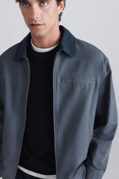 Springfield Washed cotton contrast jacket