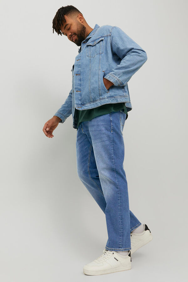 Springfield PLUS Glenn slim fit jeans plava
