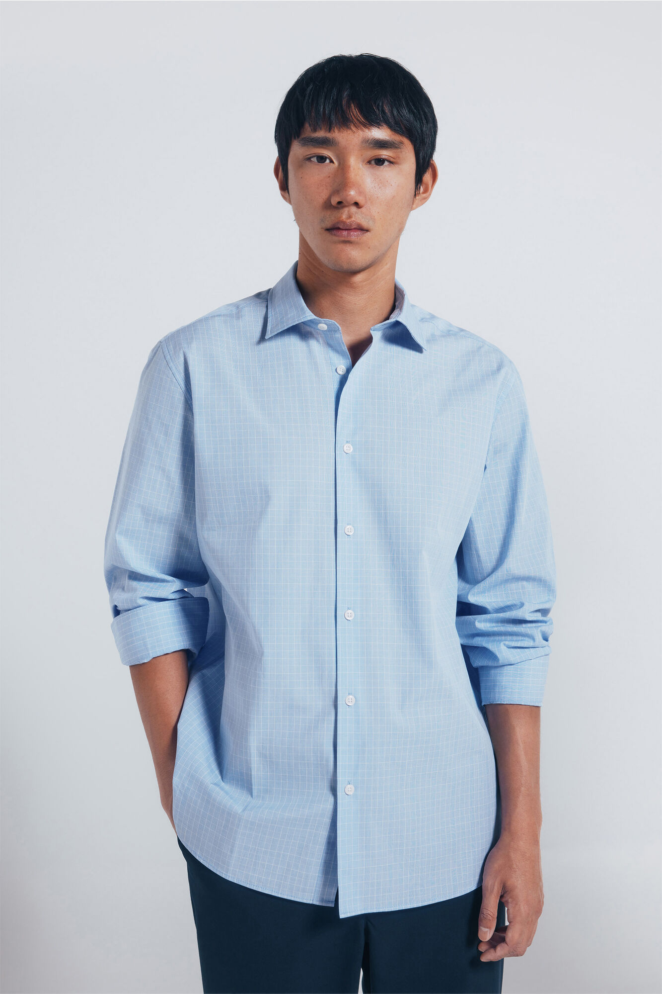 Springfield Checked poplin shirt