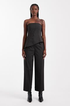Topshop Cal&ccedil;a wide leg corte reto