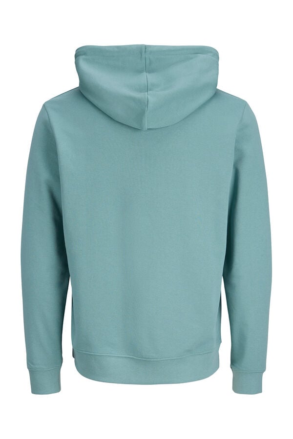 Jack & Jones Sudadera con capucha logo turquesa
