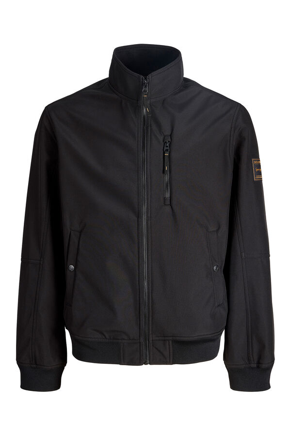 Jack & Jones Chaqueta softshell con capucha negro