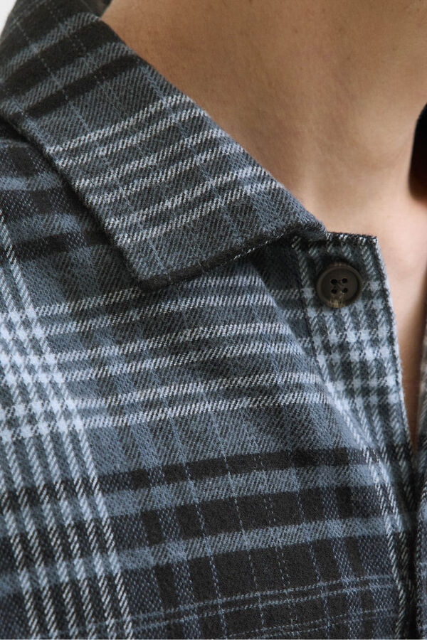 Jack & Jones Checkered overshirt Siva