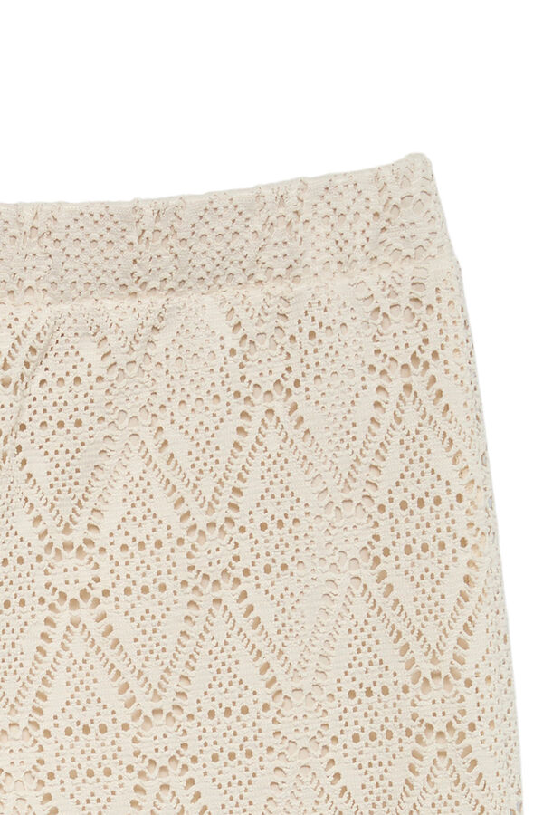 Vero Moda Girl Long trousers with openwork details grey