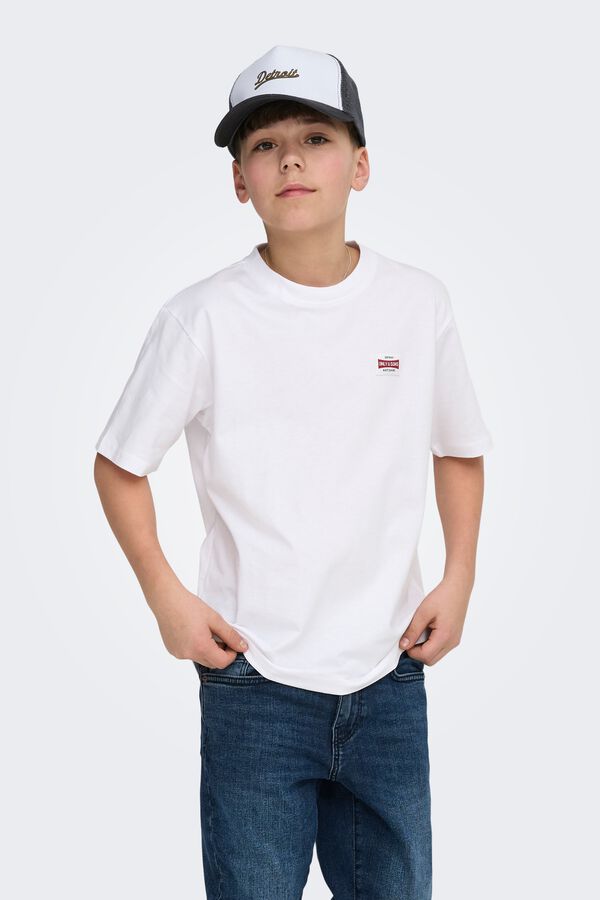 Only & Sons Junior Relaxed short sleeve T-shirt white