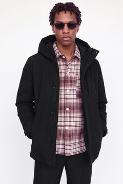 Jack & Jones Wasserdichter Parka mit Kapuze Schwarz