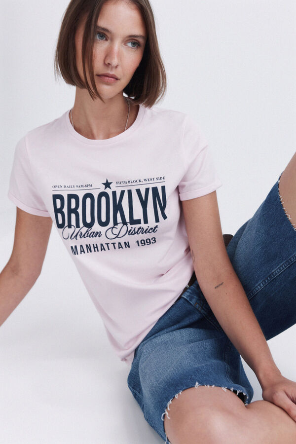 Springfield Brooklyn short sleeve T-shirt pink