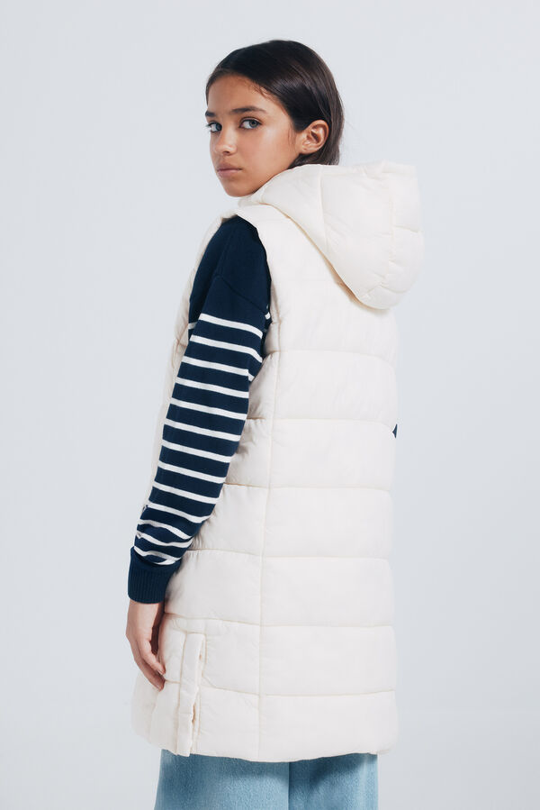 Springfield Kids Chaleco acolchado niña marrón