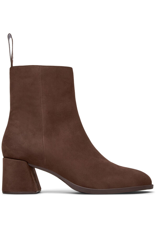 Camper Botas de couro de cano meia preto