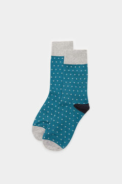 Springfield Essential polka dot socks blue mix