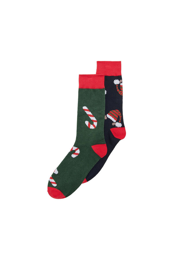 Springfield Pack calzoncillos y calcetines de Navidad verde