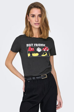 Springfield Camiseta Mickey Mouse negro
