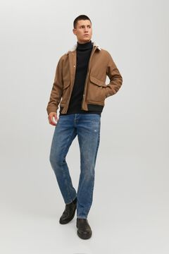Springfield Wool bomber jacket  brown