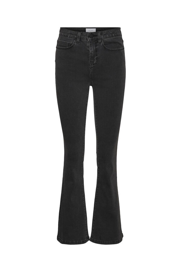 Springfield Flare Jeans gris oscuro
