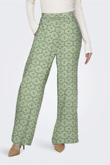 Springfield Wide-fit long trousers zelena