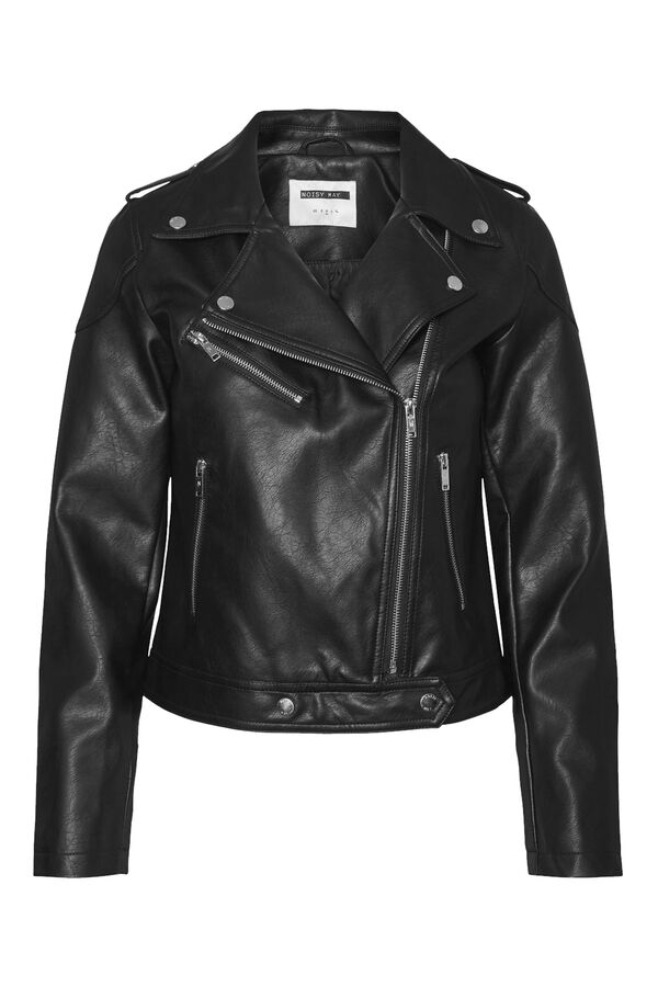 Noisy May Biker style jacket. black