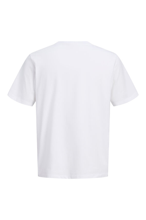 Jack & Jones Front print T-shirt white