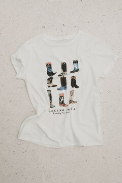 Springfield Camiseta "Botas de dan&ccedil;a"