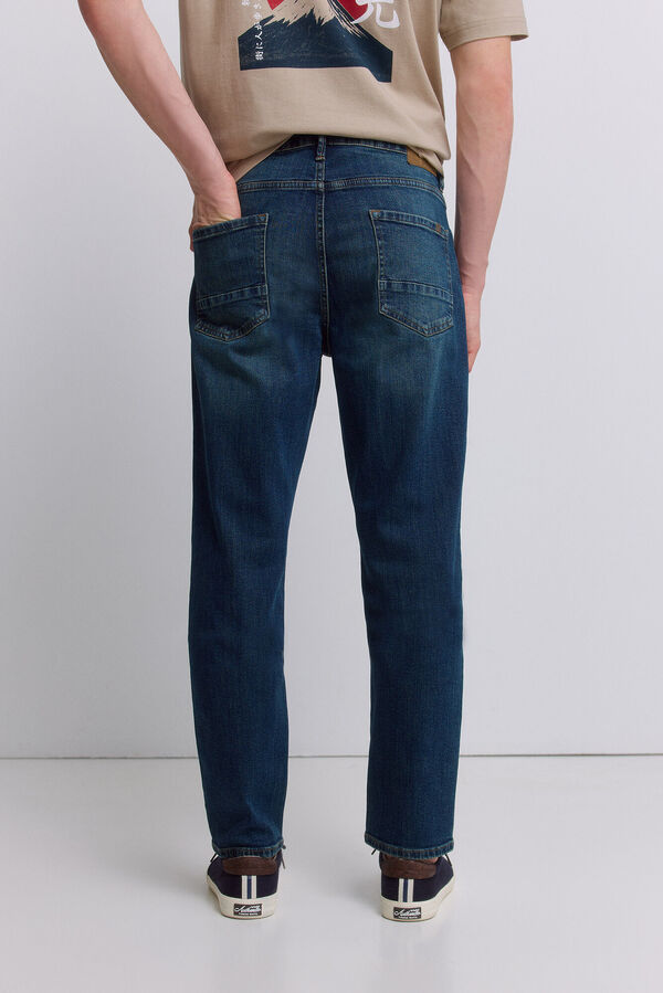 Springfield Overtinted slim fit jeans blue