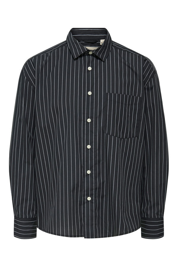 Only & Sons Camisa de manga comprida preto