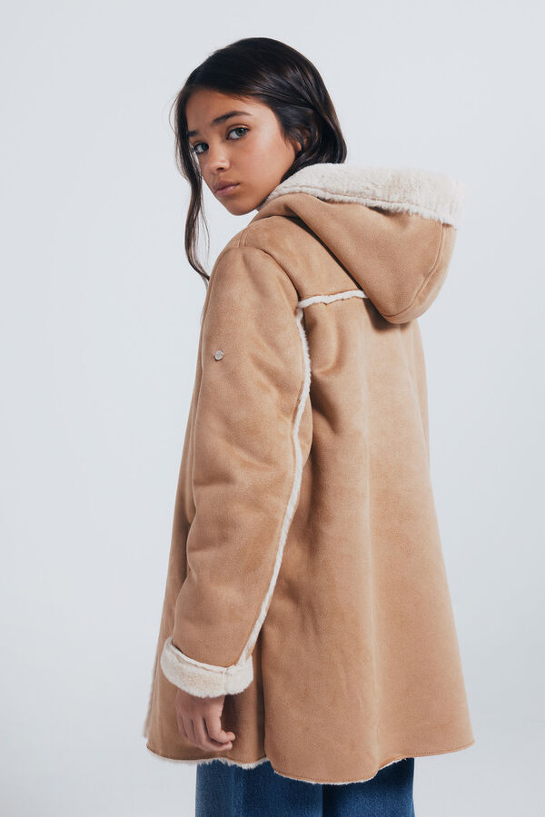 Springfield Kids Chaqueta paño cruzada niña beige