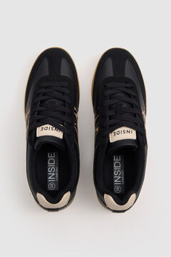 Inside Retro-Schuh mit kombinierter Zehenkappe