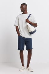 Springfield Washed 5-pocket slim fit Bermuda shorts blue