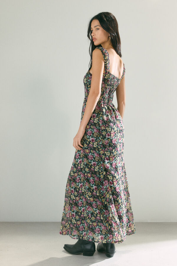 High Spirits Fleur Dress negro