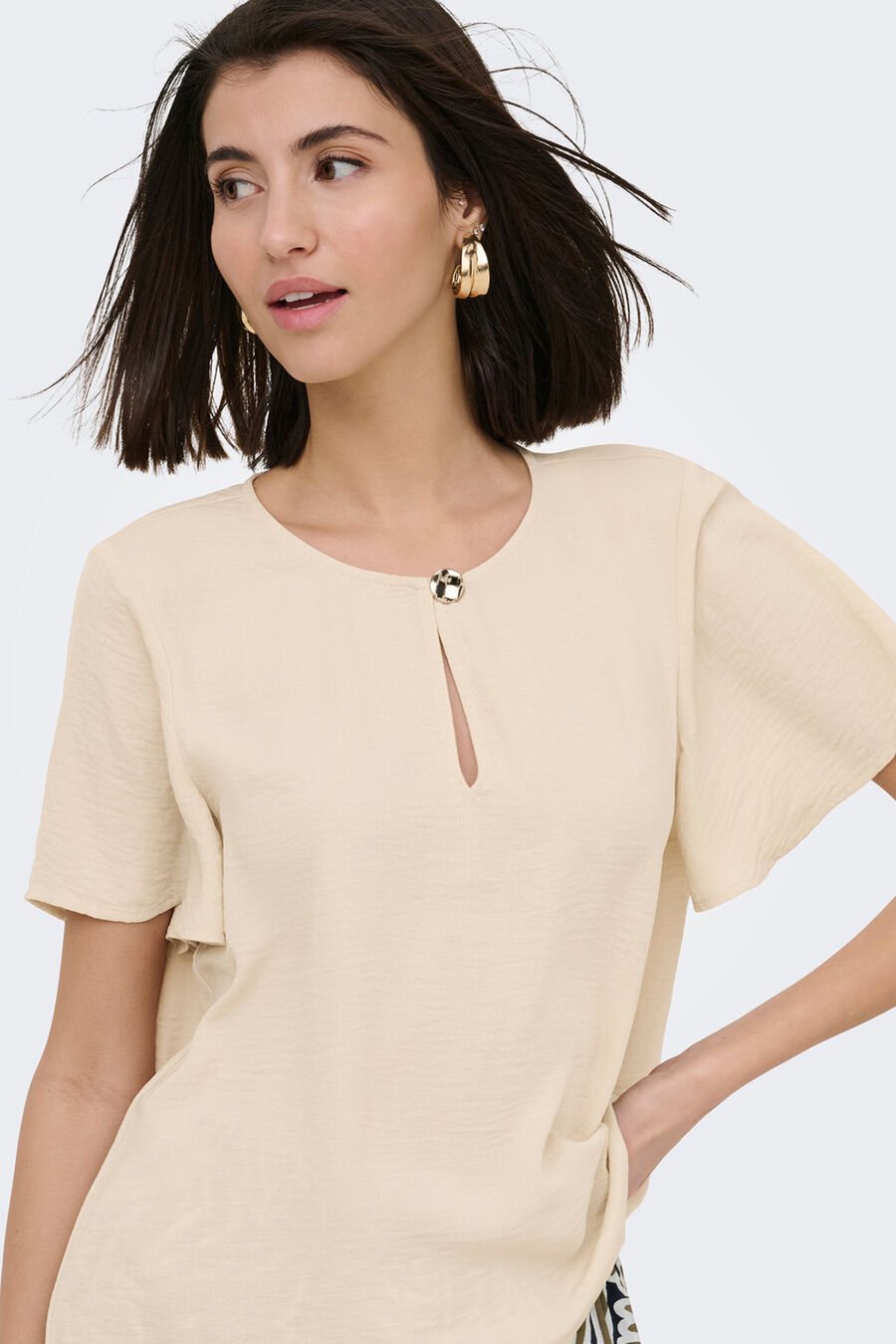 Blusa manga corta