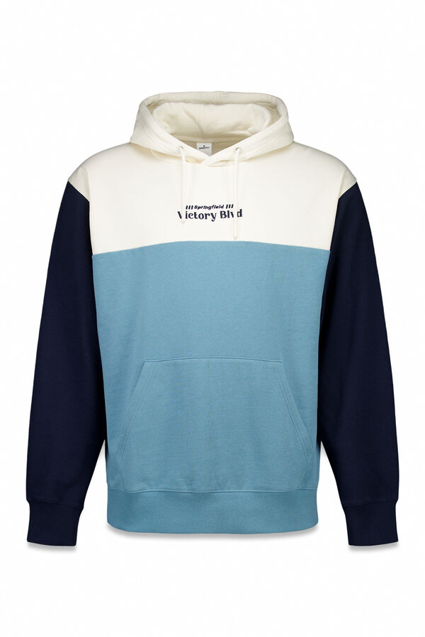 Springfield Hood sweatshirt blue