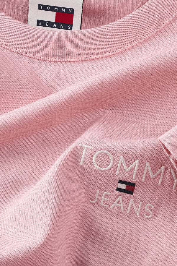 Springfield T-shirt de homem Tommy Jeans rosa