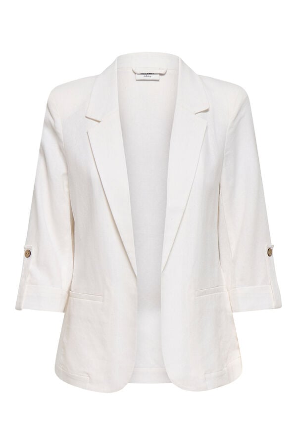 Only Linen open blazer blanc