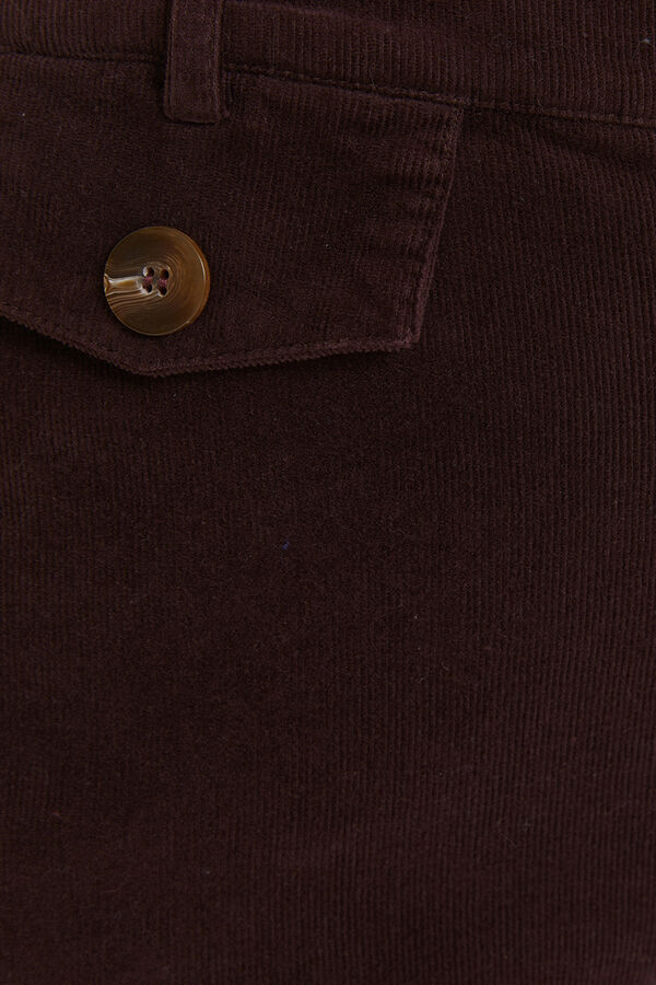 System Action Corduroy trouser printed